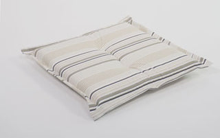Best Sitzkissen Streifen 46x46cm schwarz