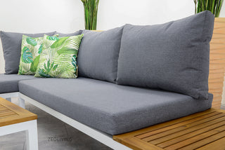Zeo Living Lounge Bonaire weiß