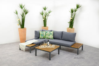 ZEO LIVING Lounge Bonaire anthrazit