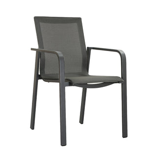ZEO LIVING Stapelsessel DL172 runde Lehne anth/graphit