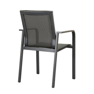 ZEO LIVING Stapelsessel DL172 runde Lehne anth/graphit