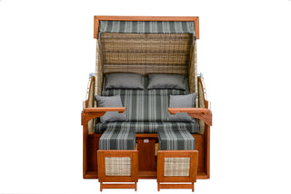 DeVries Strandkorb Pure Comfort XL Pinie seashell D.423