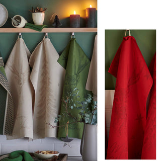 Sander 2-er Set Geschirrtuch Christmas Deer 50x70cm