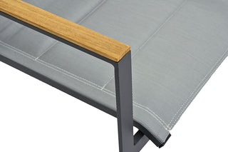 ZEO LIVING Chelsea Stapelstuhl Alu silver/black