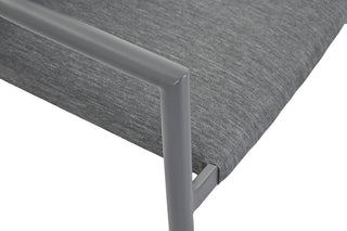 Zeo Living Stapelstuhl Paris Aluminium/Olefin anthrazit