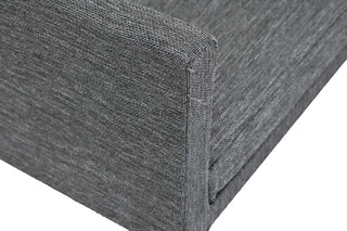 ZEO LIVING Sessel Lissabon Aluminium Olefin anth. inkl. Sitzkissen