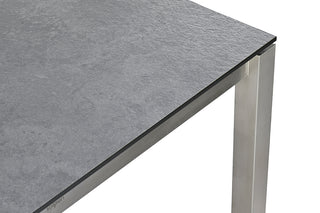 SOLPURI Tisch Classic 160/220x100cm Edelstahl/HPL