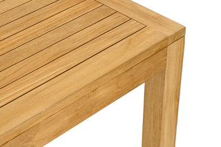 ZEO LIVING Portland Gartentisch 160x90cm Teakholz