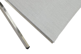Zeo Living Bäderliege ER Edelstahl Deluxe grey