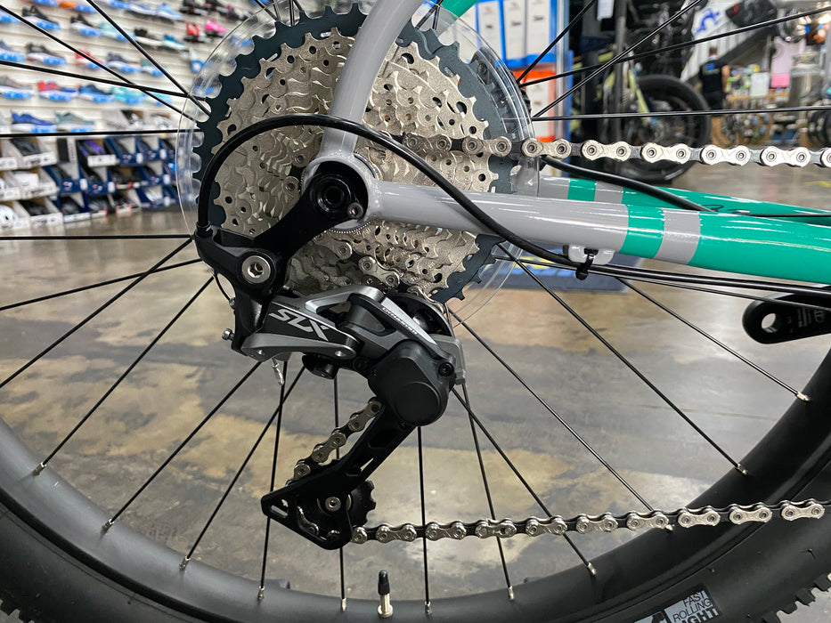 Breezer Bikes Lightning Pro 27+ SLX 11 Speed - Gray/Turquoise