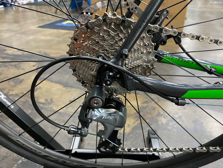 Fuji Sportif 1.5 Disc Shimano Tiagra 10 Speed - Anthracite/Green