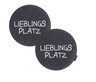 Magma 2er Set Stuhlkissen Lieblingsplatz