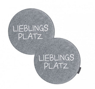 Magma 2er Set Stuhlkissen Lieblingsplatz
