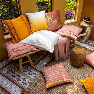 Dutch Decor Outdoorkissen Fara 45x45cm Golden Glow