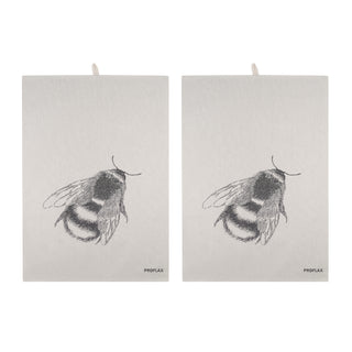Proflax 2 Geschirrtücher Hummel 50x70cm