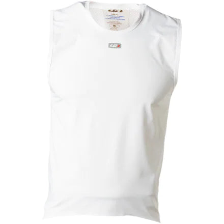 Louis Garneau Men's SF-2 Sleeveless Plastron Top White