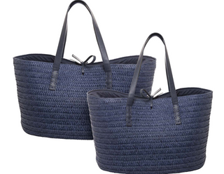 Witzgall Strohtasche 4130-60 dunkelblau