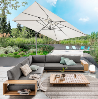 Zeo Living Lounge-Set Mistral 4tlg. Teak