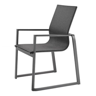 Solpuri Sessel Foxx softex-coal m. Aluarmlehne