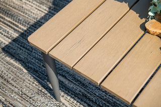 GARDEN IMPRESSIONS Lounge Poseidon teak/black