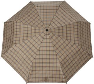 Doppler Taschenschirm Carbonsteel Magic Karo Beige