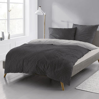 Irisette Edelflanell Bettwäsche Alpaka-K 8414-11 grau
