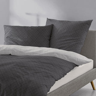 Irisette Edelflanell Bettwäsche Alpaka-K 8414-11 grau