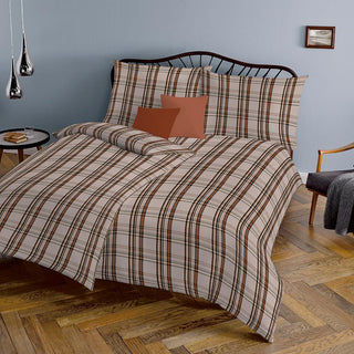 Fleuresse Edelflanell Bettwäsche Lech Taupe