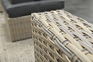 Garden Impressions Geflecht-Lounge Menorca 4tlg. vintage willow/royal black