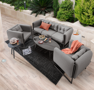 Zeo Living Lounge-Gruppe Sunbrella 5tlg.