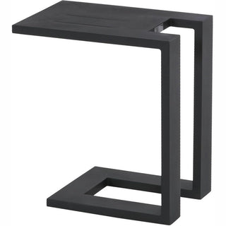 Zeo Living Beistelltisch Alu schwarz
