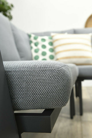 GARDEN IMPRESSIONS Lounge Andrea black/grey