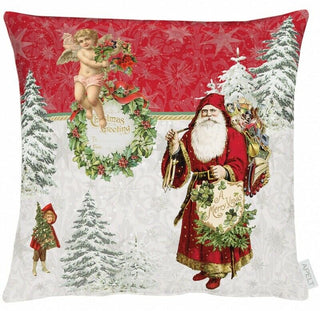 Apelt Kissenhülle Weihnachtsmann 46x46cm