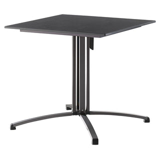 Sieger Gastro-Klapptisch 80x80cm Stahl Vivodur/Eisengrau